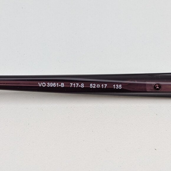 🕶️Vogue VO3961-B 717-S Eyeglasses 52/17 135 /KAL642🕶️ - Picture 3 of 9